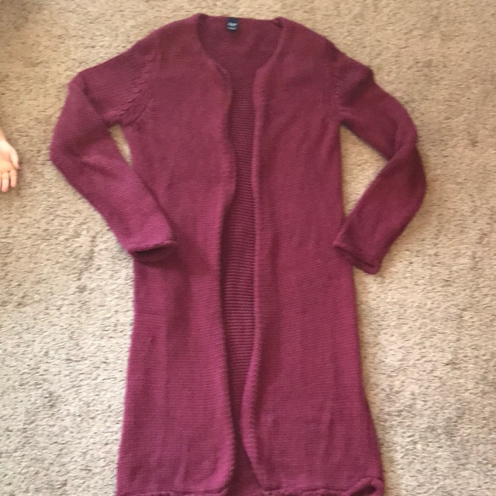 Long Gap Sweater, Burgundy